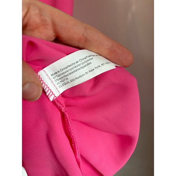 Eloquii Notch Collar Blouse plus size women’s 20 - hot pink - READ - Picture 4 of 8